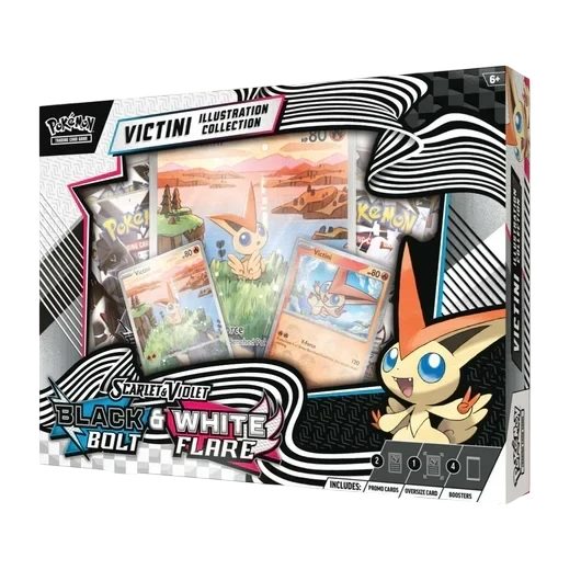 CAJA ILUSTRACIÓN COLLECTION VICTINI FULGOR NEGRO Y LLAMA BLANCA