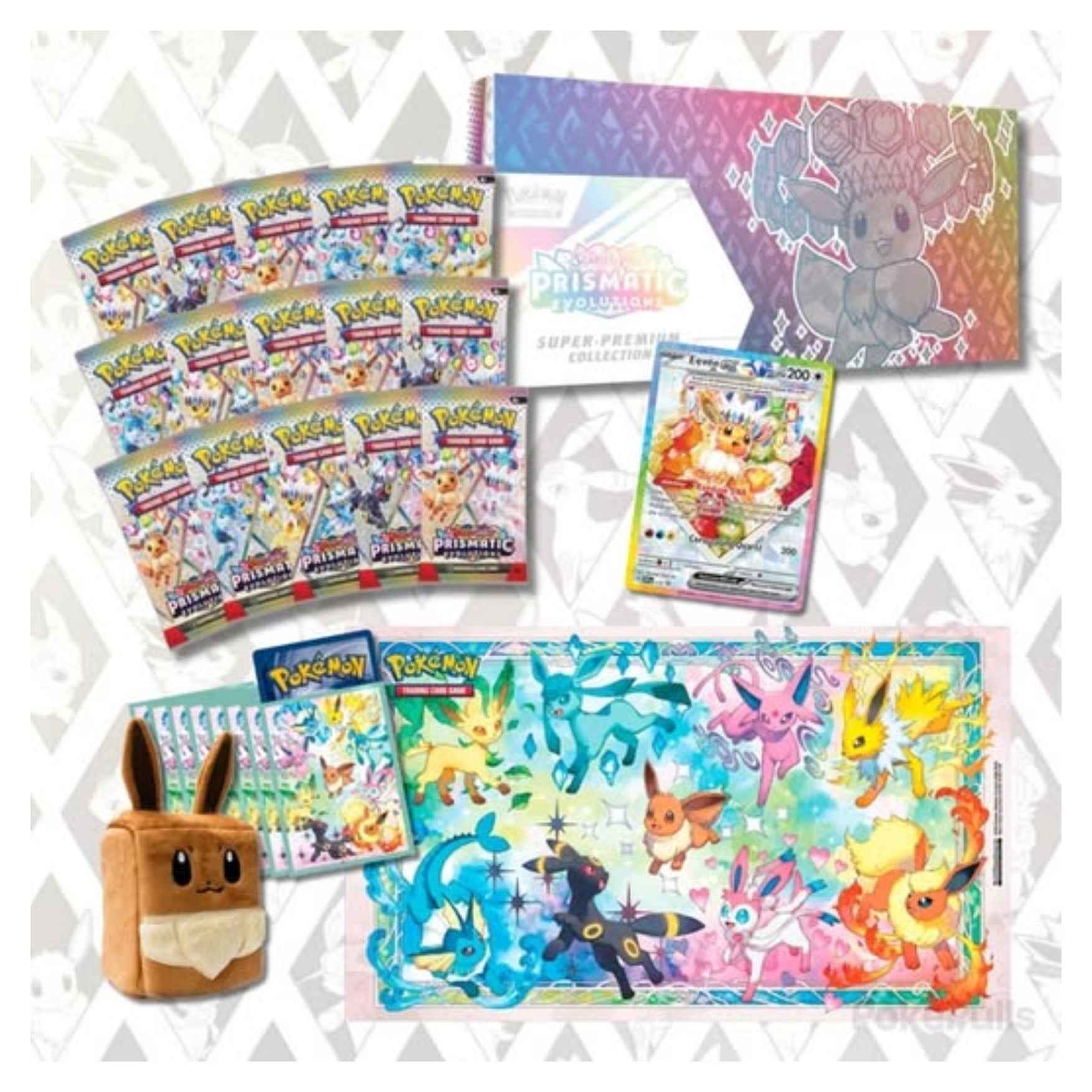 Pokémon Prismatic Evolution súper collection INGLÉS