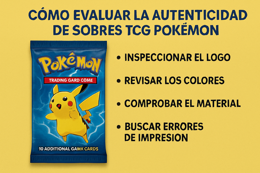 Cómo Evaluar la Autenticidad de Sobres TCG Pokémon - POKEBOOSTMLG