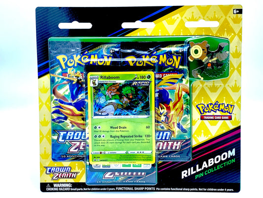 Blíster Pokémon Crown Zenit Rillaboom