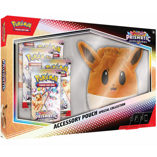 Caja Pokemon Eevee Pouch Evoluciones Prismáticas ESP